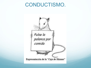 conductismo. - WordPress.com