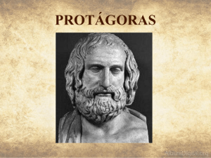 PROTÁGORAS