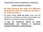 Distinción entre trastorno mental y enfermedad medica
