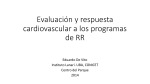 Evaluación y respuesta cardiovascular a los programas de RR