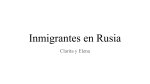 Inmigrantes en Rusia
