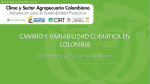 Cambio y Variabilidad climática en Colombia