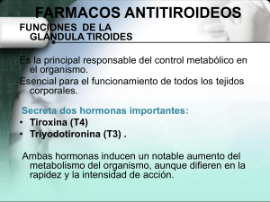 farmacos en el tratamiento de enfermedades tiroideas
