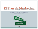 El Plan de Marketing Parte I
