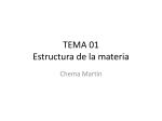 TEMA 01 Estructura de la materia