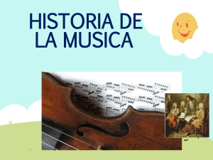 historia de la musica