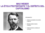 Max WEBER La ética protestante y el espíritu del capitalismo