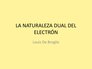 la naturaleza dual del electrón