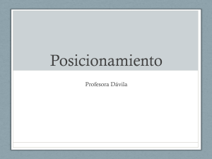 Posicionamiento