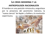 La crisis moderna y la antropología racionalista