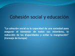 Cohesión social y educación - Pàgina personal de Matilde Llop Chulvi
