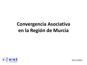 Convergencia Asociativa en la Región de Murcia