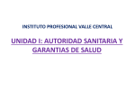 AUTORIDAD SANITARIA Y NORMATIVA DE SALUD