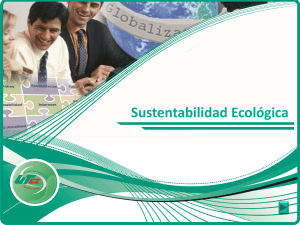Sustentabilidad Ecol&oacute;gica