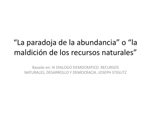 La paradoja de la abundancia - Gobierno Regional Cajamarca