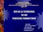 EXPOSICION USO DE LAS TECNOLOGIAS