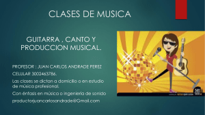 CLASES DE MUSICA