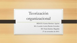 Teorización organizacional