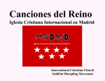 Cancionero Madrid ICC 01 - Madrid International Christian Church