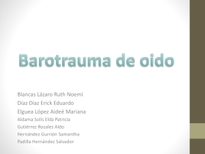 Barotrauma - medicinagpoc