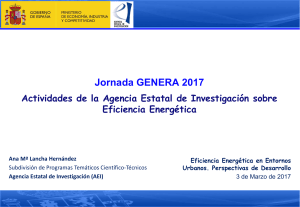 Actividades de la Agencia Estatal de Investigación sobre