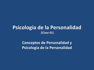 Psicología de la Personalidad