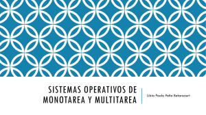 sistemas operativos de monotarea y multitarea