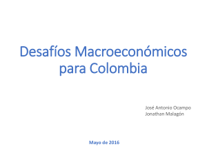 Desafíos Macroeconómicos para Colombia
