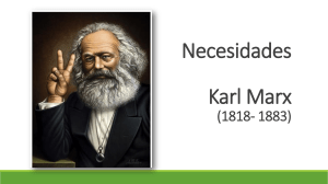 Presentación Necesidades sociales según Marx