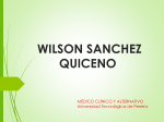 WILSON SANCHEZ QUICENO MÉDICO CLÍNICO Y