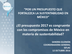 El presupuesto 2017 es congruente con los compromisos de México