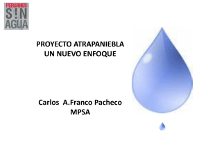 atrapanieblas - Prociencia 2014