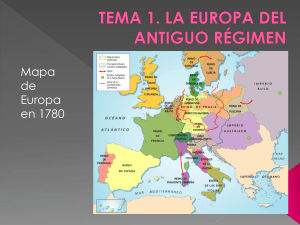 tema 1. la europa del antiguo régimen