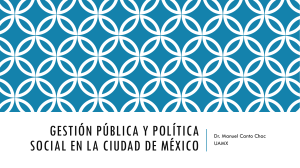 Gestión Pública y Política Social en la Ciudad de México