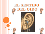 el sentido del oido