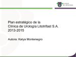 Plan estratégico de la Clínica de Urología Litotrifast S.A. 2013-2015