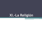 XI.- LA RELIGIÓN