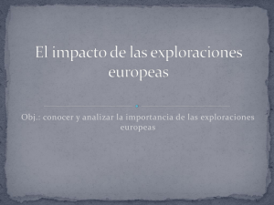 El impacto de las exploraciones europeas