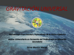 LEY DE GRAVITACIÓN UNIVERSAL