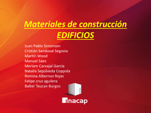 Materiales de construcción EDIFICIOS