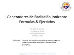 Generadores de Radiación Ionizante Ejercicios