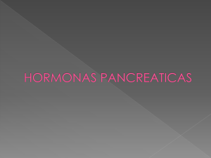 hormonas pancreaticas