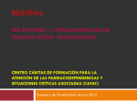 RELETRAN: red europea * latinoamericana de trabajo social
