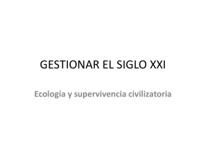 Ecología y supervivencia civilizatoria