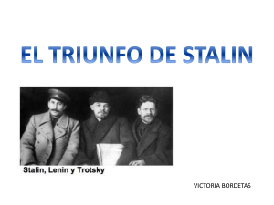 el triunfo de stalin - Historia1BachAntonioMachado