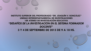 Investigación trayectorias educativas en la investigación