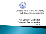 Presentación - Colegio Villa Maria Academy