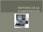 historia de la computación