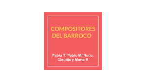 compositores del barroco
