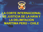 Demanda Internacional en la Haya y la delimitación maríitima Perú